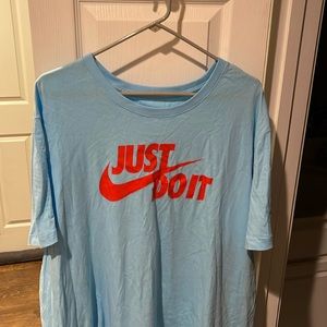 NWOT blue and red Nike tee shirt for men